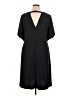 Ann Taylor Solid Black Casual Dress Size 16 (tall) - photo 2
