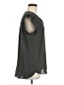 Pleione 100% Polyester Gray Short Sleeve Blouse Size M - photo 4