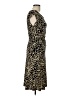 En Focus Studio Animal Print Brown Cocktail Dress Size 10 - photo 4