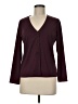 Chadwicks Burgundy Long Sleeve Blouse Size M (petite) - photo 1