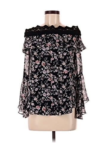 White House Black Market 3/4 Sleeve Blouse (view 1)