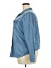 Torrid 100% Cotton Blue Long Sleeve Button-Down Shirt Size 2X Plus (2) - photo 5