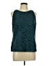 Ann Taylor 100% Polyester Teal Sleeveless Blouse Size 12 (petite) - photo 1