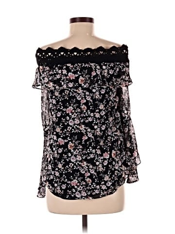 White House Black Market 3/4 Sleeve Blouse (view 2)