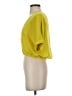 Forever 21 100% Polyester Yellow Short Sleeve Blouse Size S - photo 5