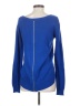 Central Park West Solid Blue Pullover Sweater Size S - photo 2