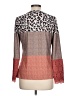 Unbranded Brown Long Sleeve Blouse Size L - photo 2