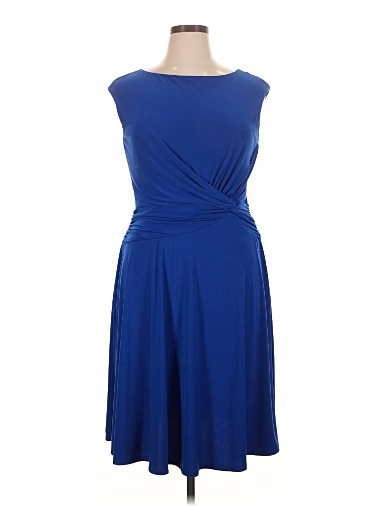Pre-owned Evan Picone Cocktail Dress In Blue