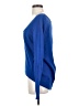 Central Park West Solid Blue Pullover Sweater Size S - photo 5