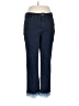Susan Graver Chevron-herringbone Blue Jeans Size 16 - photo 1