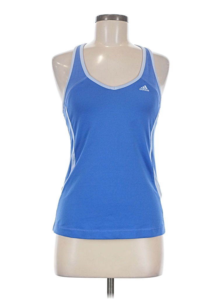 Pre-owned Adidas Originals Active Tank Top In Blue