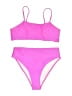 Unbranded Solid Pink Two Piece Swimsuit Size M - photo 1