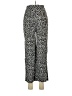 XIX Palms 100% Rayon Animal Print Black Casual Pants Size Sm (2) - photo 1