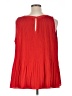 Ann Taylor LOFT 100% Polyester Red Long Sleeve Blouse Size XL - photo 2