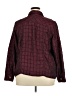 Cj Banks Plaid Burgundy Jacket Size 2X - photo 2