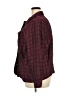 Cj Banks Plaid Burgundy Jacket Size 2X - photo 5