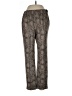 Versona Animal Print Brown Casual Pants Size L - photo 1