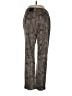 Versona Animal Print Brown Casual Pants Size L - photo 2