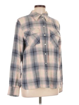 Madewell Flannel Snap-Front Shirt in Plaid (view 1)