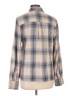 Madewell Plaid Gray Long Sleeve Blouse Size 10 - photo 2