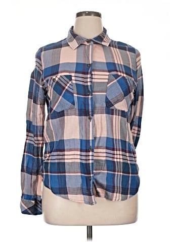 Mudd Long Sleeve Button-Down Shirt (view 1)