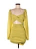 Forever 21 Yellow Cocktail Dress Size S - photo 1