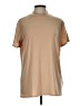 Lularoe Solid Tan Short Sleeve Turtleneck Size L - photo 1