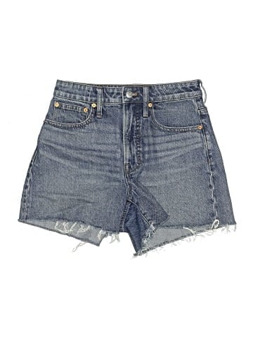 Madewell The Curvy Perfect Jean Short in Burnett Wash: TENCEL&trade; Denim Edition (view 1)