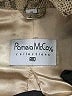 Pamela McCoy 100% Leather Metallic Ivory Blazer Size XS - photo 6