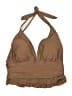 Unbranded Solid Tan Brown Swimsuit Top Size L - photo 1