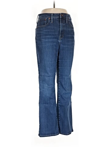 Madewell Tall Curvy Cali Demi-Boot Jeans in Larkspur Wash: TENCEL&trade; Denim Edition (view 1)
