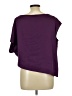 Bold Elements Purple Short Sleeve Blouse Size L - photo 2