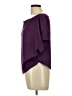 Bold Elements Purple Short Sleeve Blouse Size L - photo 5