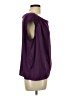 Bold Elements Purple Short Sleeve Blouse Size L - photo 4