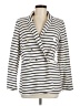 J by Joie Stripes Multi Color Ivory Blazer Size M - photo 1
