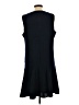 J.Crew 100% Polyester Solid Black Casual Dress Size L - photo 2
