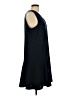 J.Crew 100% Polyester Solid Black Casual Dress Size L - photo 4