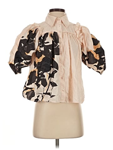 Forever That Girl for Anthropologie 3/4 Sleeve Blouse (view 1)