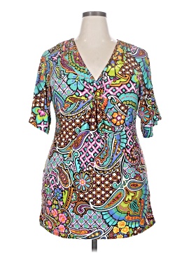 Trina Turk Short Sleeve Blouse (view 1)