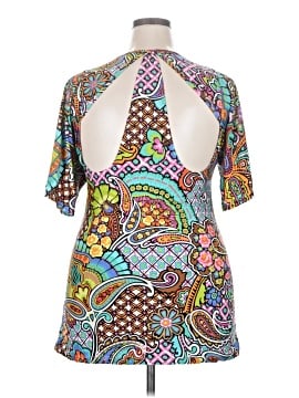 Trina Turk Short Sleeve Blouse (view 2)