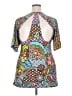 Trina Turk Paisley Teal Short Sleeve Blouse Size 20 (estimated) - photo 2