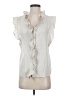 Dylan 100% Cotton Ivory Sleeveless Blouse Size XS - photo 1