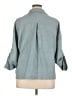 Max Studio 100% Polyester Gray 3/4 Sleeve Blouse Size 1X - photo 2