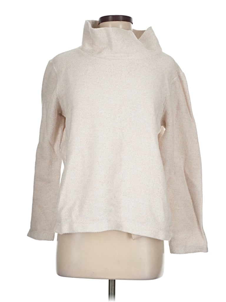 Pre-owned J.crew Mercantile Turtleneck Sweater In Ivory