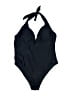Unbranded Solid Black One Piece Swimsuit Size XL - photo 1
