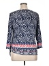 Ruby Rd. Blue 3/4 Sleeve T-Shirt Size XL - photo 2
