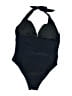 Unbranded Solid Black One Piece Swimsuit Size XL - photo 2