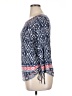 Ruby Rd. Blue 3/4 Sleeve T-Shirt Size XL - photo 5