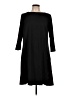 Sara Campbell Solid Black Casual Dress Size L - photo 1