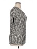 Dana Buchman Chevron-herringbone Silver Short Sleeve T-Shirt Size XL - photo 4